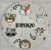 Cartel bosque con plumas CON LUZ - comprar online