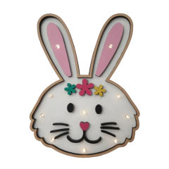 Conejo con Flores 10 LUCES en internet