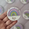 Souvenir arcoiris con corazones