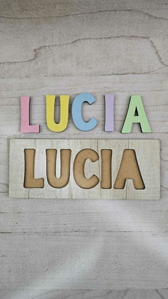 Nombres Encastre PRECIO POR LETRA - comprar online