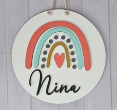 Cartel personalizados souvenir arcoiris nordico