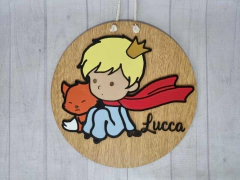 Cartel de nacimiento Principito 28 cm