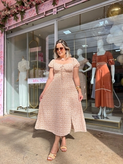 VESTIDO ALICIA FLORAL - Lilas e Rosa