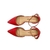 SCARPIN SOFT COURO VERMELHO - loja online