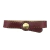CINTO BOHO 100% COURO CHERRY