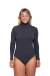 BODY SAMIRA VISCOSE CANELADA PRETO
