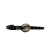CINTO 100% COURO FIVELA OVAL PRETO