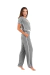 PIJAMA HELENA LAURA CINZA - comprar online