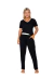 PIJAMA HELENA LAURA VISCOSE SUSTENTÁVEL PRETO