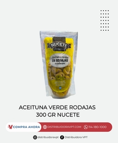 Aceituna Verde Rodajas Nucete 300Gr
