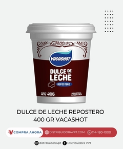 Dulce De Leche Repostero 400Gr Vacashot