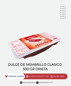 Dulce De Membrillo 500Gr Orieta