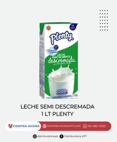 Leche Semidescremada Plenty 1Lt