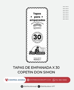 Tapas De Empanada Criolla Copetin 400Gr Don Simon - comprar online