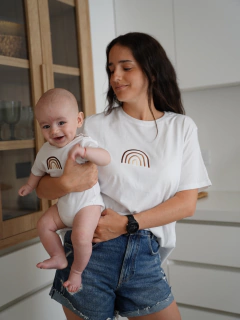 BODY BABY RAINBOW - WHITE - nyaman