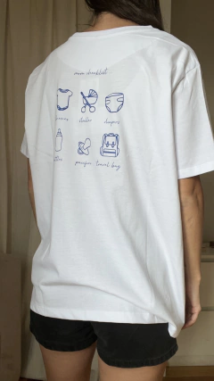 REMERA CHECKLIST - WHITE