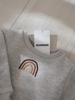 BUZO BABY RAINBOW - GREY - nyaman