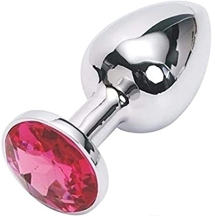 Plug com Pedra em Cores Diversas - Tamanho P