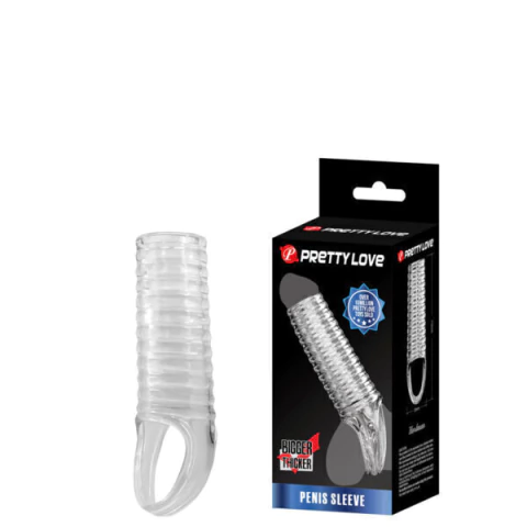 Meia Capa Peniana com Alça para o Escroto – PRETTY LOVE PENIS SLEEVE
