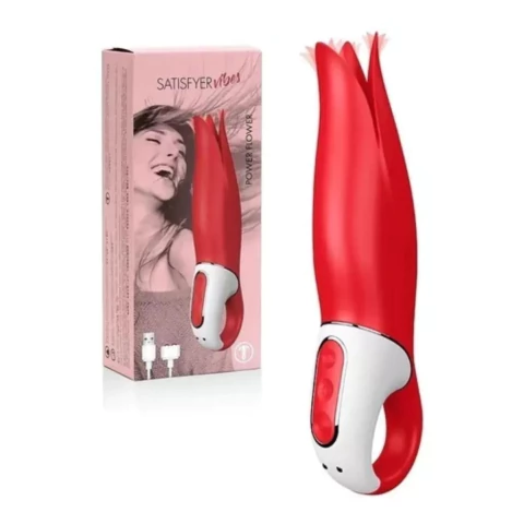 Satisfyer Vibes Power Flower (DISPONÍVEL SOMENTE PARA RECIFE-PE)