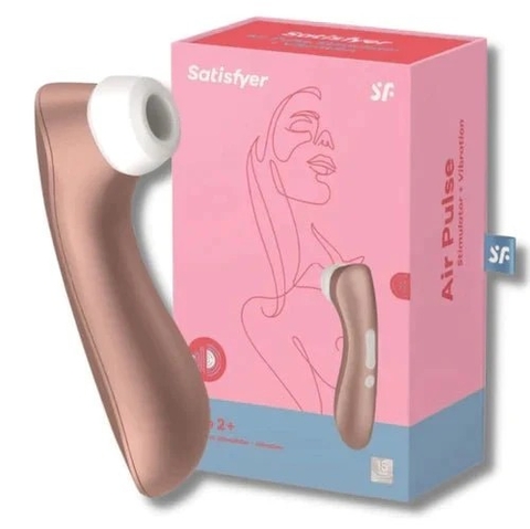 Satisfyer Pro 2+ Vibrador Com 11 Modos De Ondas De Pressão E 10 Vibrações (DISPONÍVEL SOMENTE EM FORTALEZA-CE)