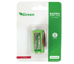 BATERIA PARA TELEFONE SEM FIO - 2.4V 600Mah - AAA - PLUG UNIVERSAL