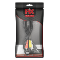 Cabo RCA Av - P3 Estéreo + 3 RCA Macho - 1.3m na internet