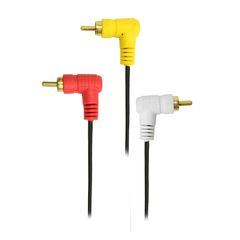 CABO RCA 90 GRAUS - 3 RCA + 3 RCA - 1.8 METROS - GOLD na internet