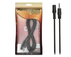 Cabo P2 Extensor - P2 Estéreo + J2 Estéreo 1.8m