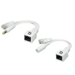CABO ADAPTADOR POE (MACHO/FEMEA) - BRANCO