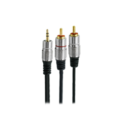 CABO P2 + 2RCA FITZ - P2 ESTEREO X 2 RCA MACHO - PLUG METAL - 10 METROS - comprar online