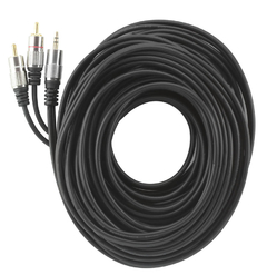 CABO P2 + 2RCA FITZ - P2 ESTEREO X 2 RCA MACHO - PLUG METAL - 10 METROS na internet