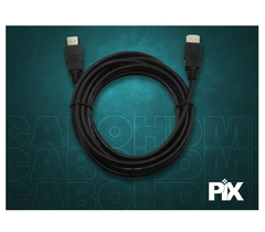 CABO HDMI 2.0 - HDR 4K 19 PINOS - 0,50 CM - PIX - Diprimeira