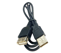 CABO USB A MACHO + A FEMEA - EXTENSOR USB - 0,80 CM - Diprimeira