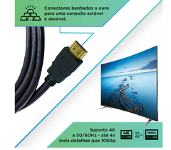 Imagem do CABO HDMI 20 METROS 2.0MHZ 4K 19 PINOS - FUNÇÃO HDR - PCI CABOS