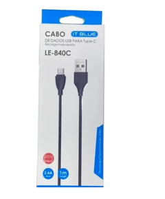 CABO TIPO C PARA USB MACHO - IT BLUE