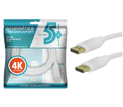 CABO DISPLAYPORT MACHO + DISPLAYPORT MACHO 1.2 - 2 Metros - 4K