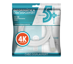 CABO DISPLAYPORT MACHO + DISPLAYPORT MACHO 1.2 - 2 Metros - 4K - comprar online