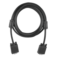 CABO VGA MACHO + VGA MACHO - C/ FILTRO - PRETO - 3 METROS