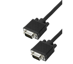 CABO VGA MACHO + VGA MACHO - C/ FILTRO - PRETO - 5 METROS - comprar online