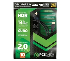 CABO HDMI 10 METROS 2.0MHZ 4K 19 PINOS - loja online