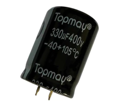 CAPACITOR ELETROLITICO 330X400V - 330UF X 400V - 105 GRAUS - Diprimeira