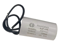 CAPACITOR DE PARTIDA 8 UF X 250 VAC