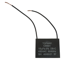 CAPACITOR DE PARTIDA ACV 10UF X 450V - 10UF X 450VAC - CBB61