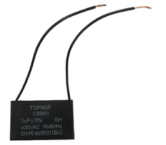 CAPACITOR DE PARTIDA ACV 5UF X 450V - 5X450V - CBB61