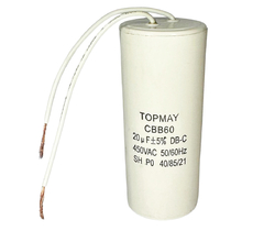 CAPACITOR DE PARTIDA ACV 20UF X 450V - 20UF X 450VAC