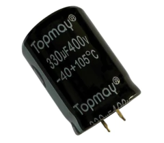 CAPACITOR ELETROLITICO 330X400V - 330UF X 400V - 105 GRAUS na internet