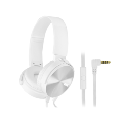 Fone de Ouvido Essential PIX Cabo Flat com Microfone - Branco - comprar online
