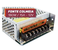 FONTE CHAVEADA COLMEIA 12V 15AMP 180W - BIVOLT na internet