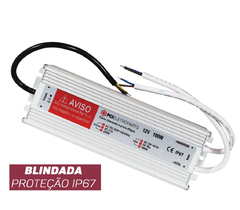 FONTE CHAVEADA BLINDADA 12V 15A 180W BIVOLT - comprar online